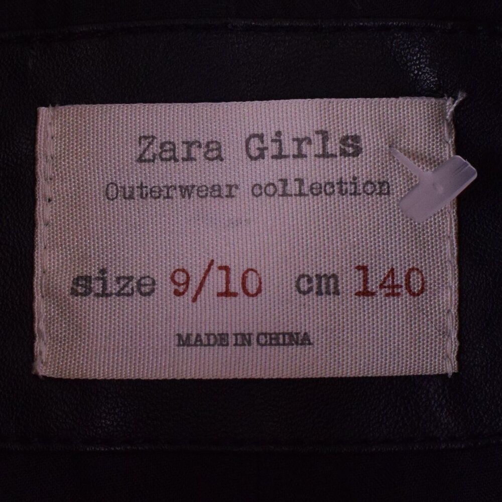 Zara Girls Black Fur Zipper Vest Y2K Winter Fall Warm Cozy Outerwear Grunge 9/10 - Picture 6 of 8